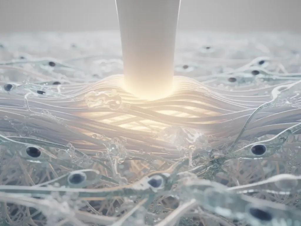 stimulation mécanique ciblée du tissu conjonctif favorisant la réparation tissulaire